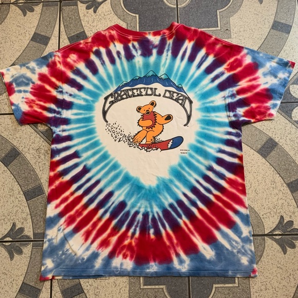 Vintage ‘90 Grateful Dead Snowboard Bears Tie Dye - Picture 7 of 9